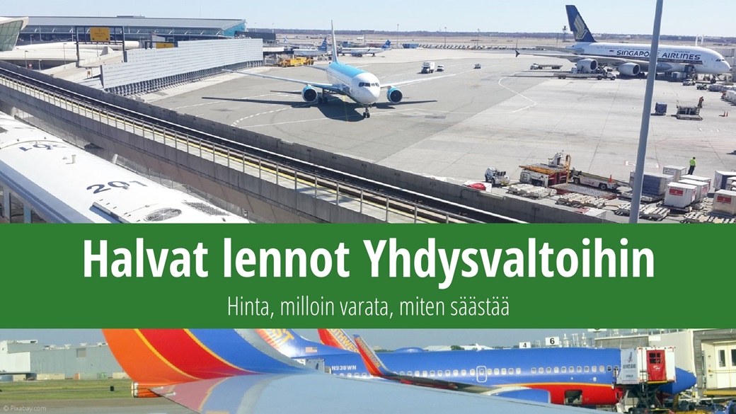 Halvat lennot Yhdysvaltoihin