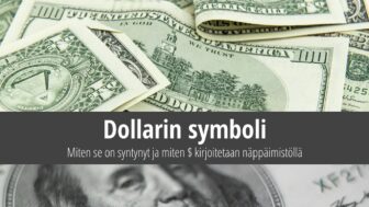 Dollarin symboli – miten $ kirjoitetaan näppäimistöllä?