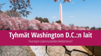 Tyhmät Washington DC lait: Sanktio huonosta sääennusteesta