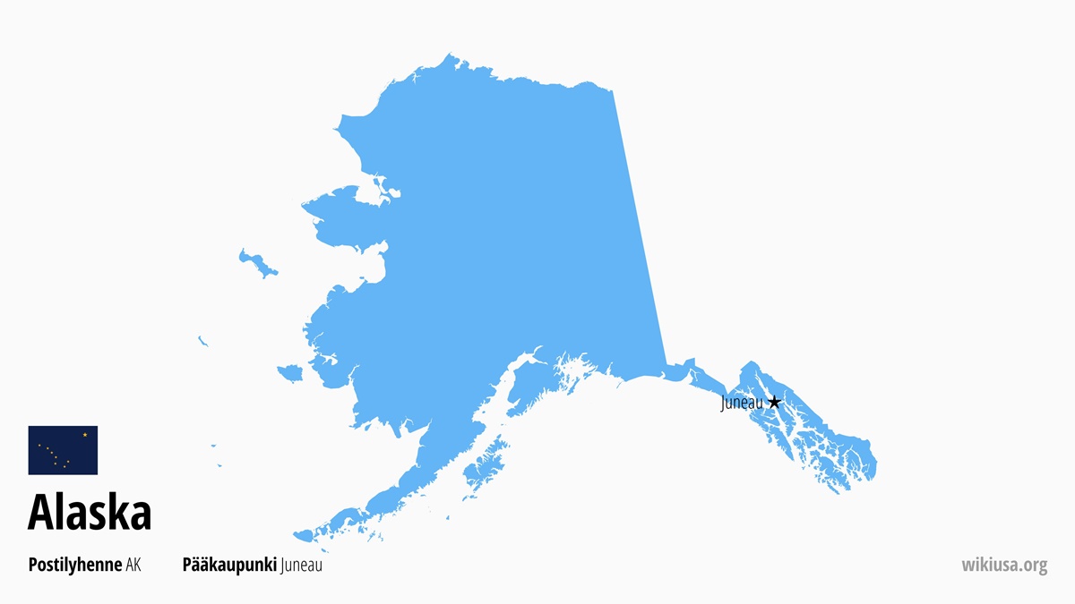 Alaska osavaltion kartta | Missä Alaska sijaitsee? | Alaska (osavaltio) – faktat, sää, matkaopas ja kartta