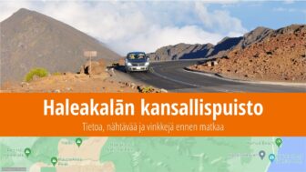 Haleakalān kansallispuisto – matkaopas, lämpötila, kartta