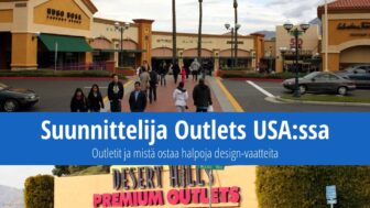 Outlets Yhdysvalloissa – mistä ostaa halpoja designvaatteita