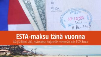 ESTA-hinta USA:ssa on $21, älä maksa välittäjille jopa $99