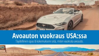 Vuokraa avoauto Yhdysvalloissa – hinta, vakuutus ja vinkit