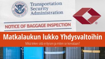 TSA:n matkalaukun lukko Yhdysvaltoihin – miten se toimii?